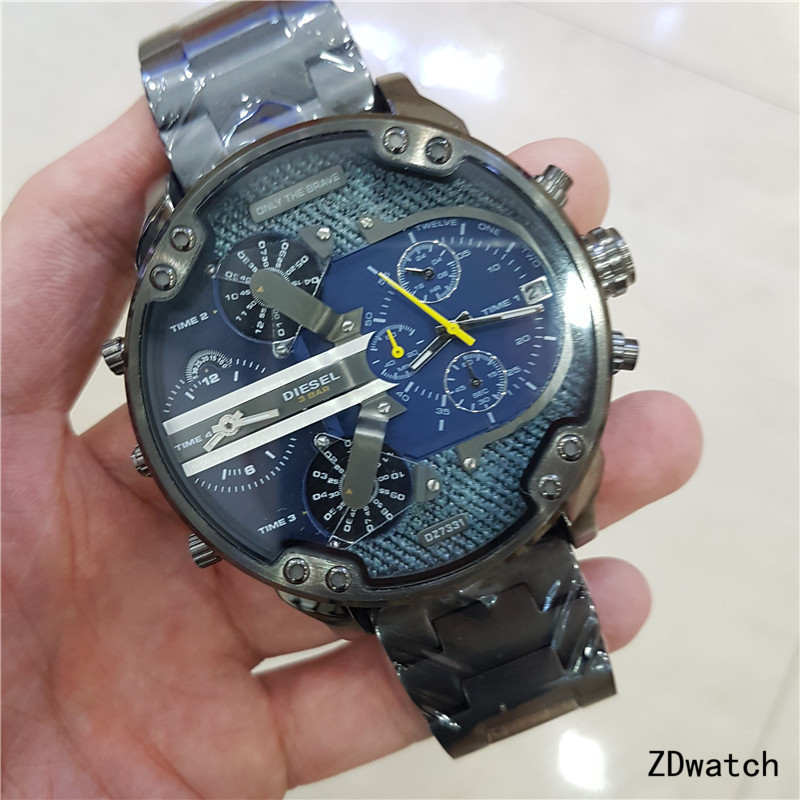 Men's Quartz Watch Chronograph 904L Stainless Steel Model number  DZ-7331- DZ 6