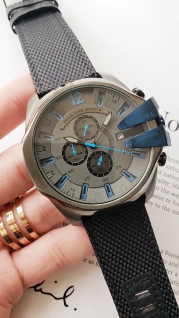 Men's Quartz Watch Chronograph 904L Stainless Steel 54  mm- DZ  32