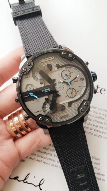 Men's Quartz Watch Chronograph 904L Stainless Steel Model number - DZ 34