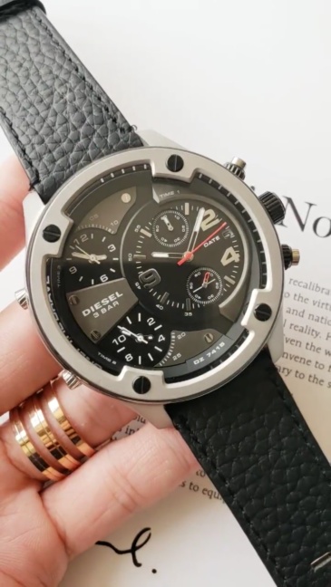 Men's Quartz Watch Chronograph 904L Stainless Steel  57 mm - DZ 31