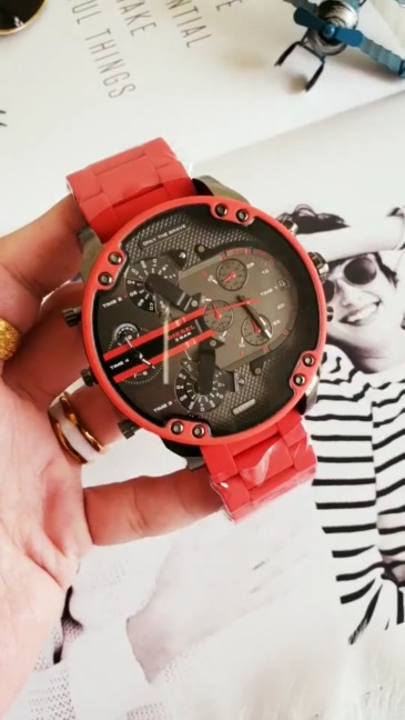 Men's Quartz Watch Chronograph 904L Stainless Steel Model number  DZ7370- DZ 9
