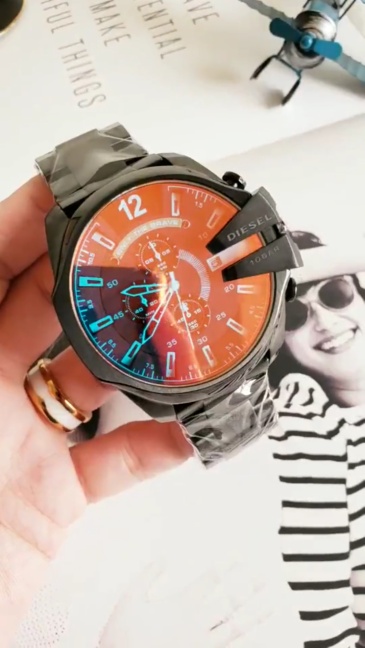 Men's Quartz Watch Chronograph 904L Stainless Steel  57 mm - DZ 11