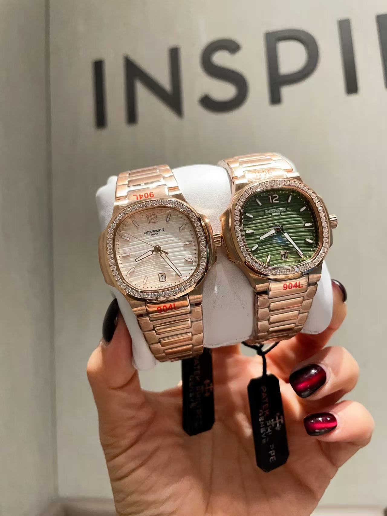 Women's  Quartz Watch Chronograph 904L Stainless Steel 35 mm- PH91