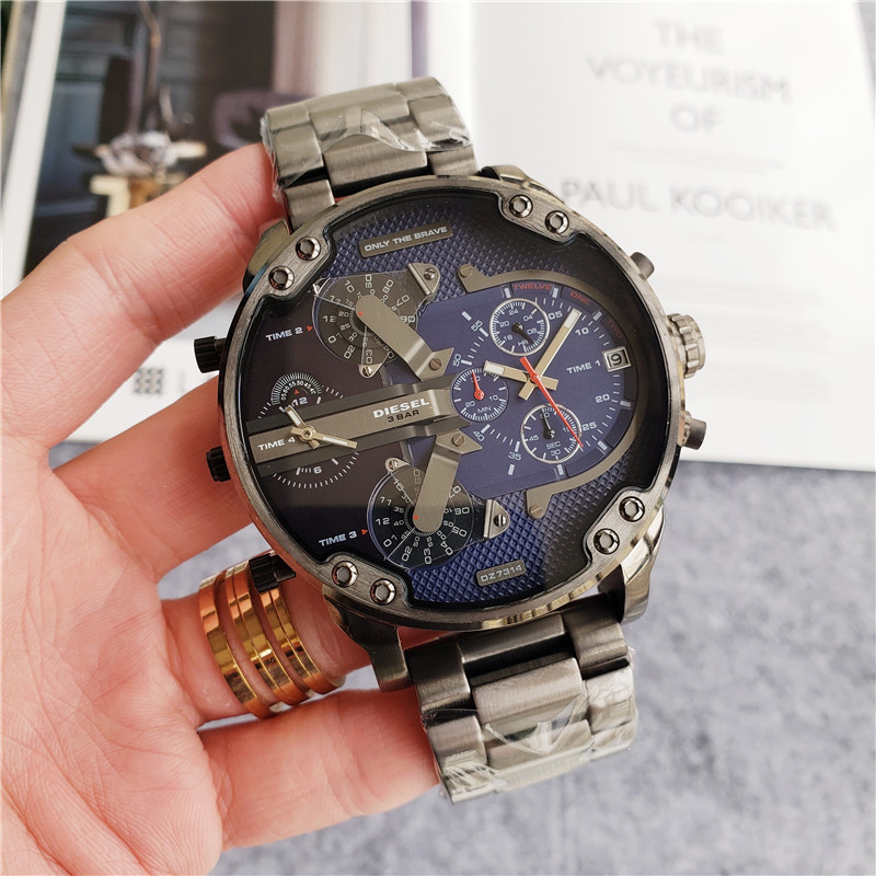 Men's Quartz Watch Chronograph 904L Stainless Steel  57mm - DZ 36