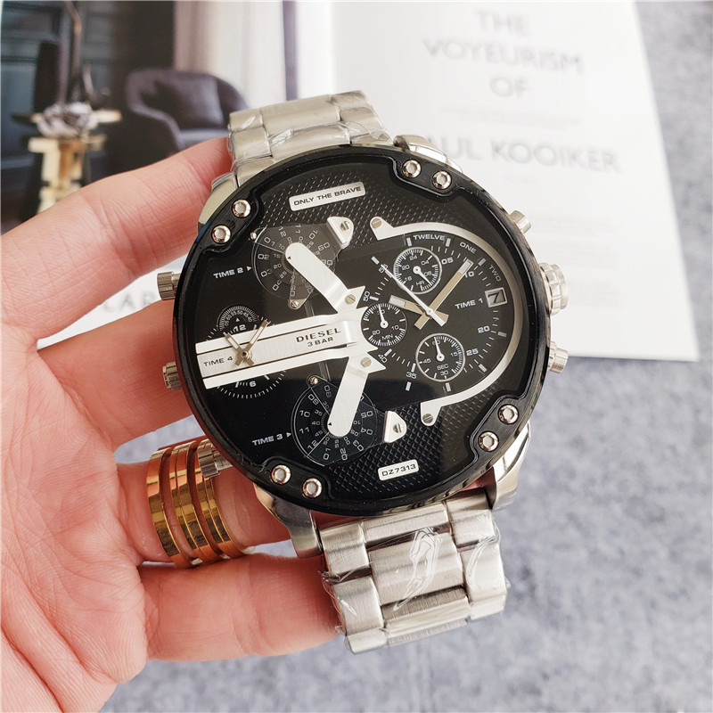 Men's Quartz Watch Chronograph 904L Stainless Steel  57mm - DZ 36