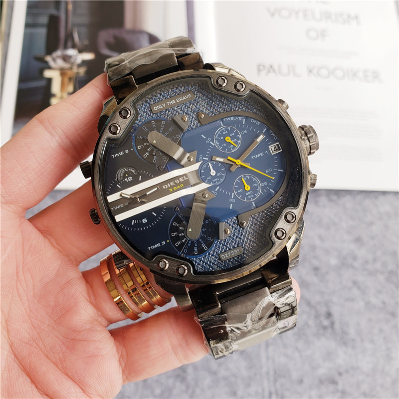 Men's Quartz Watch Chronograph 904L Stainless Steel  57mm - DZ 36
