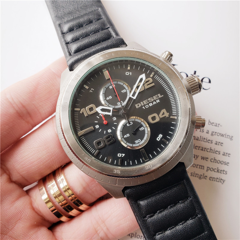 Men's Quartz Watch Chronograph 904L Stainless Steel 44  mm- DZ  29