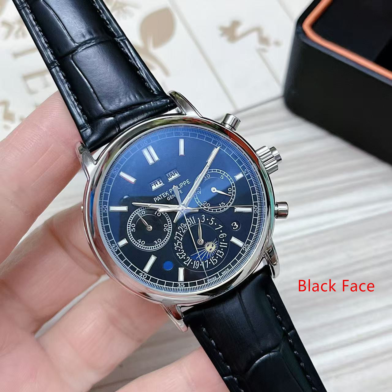 Men's Automatic Mechanical Watch 904L Stainless Steel 43 mm- PH  99