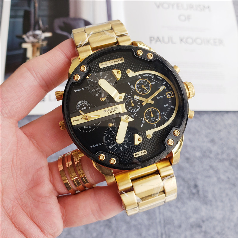 Men's Quartz Watch Chronograph 904L Stainless Steel  57mm - DZ 36