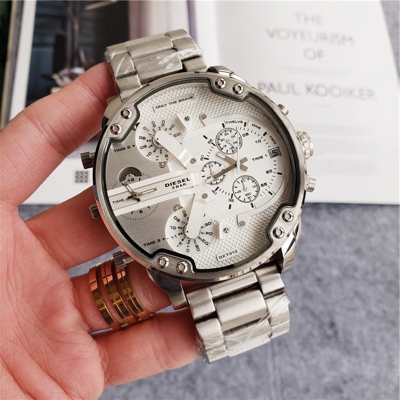 Men's Quartz Watch Chronograph 904L Stainless Steel  57mm - DZ 36