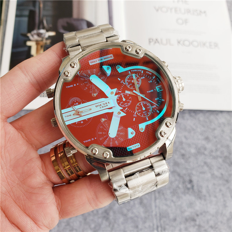 Men's Quartz Watch Chronograph 904L Stainless Steel  57mm - DZ 36