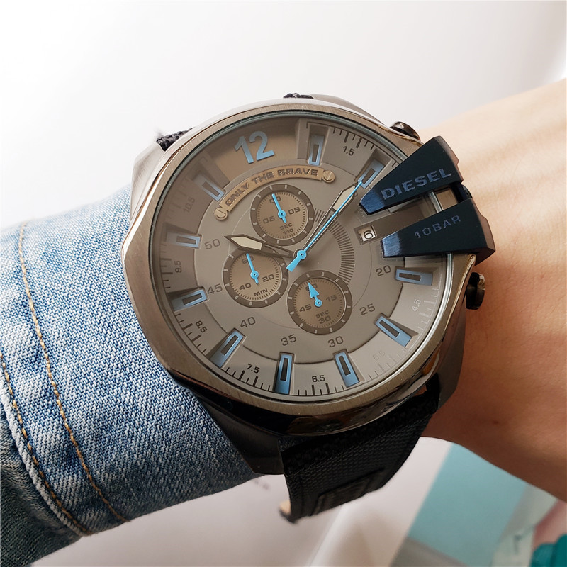 Men's Quartz Watch Chronograph 904L Stainless Steel 54  mm- DZ  32