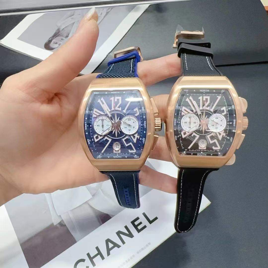 Men's Quartz Watch Chronograph 904L Stainless Steel  54x42x15 mm - FM 40
