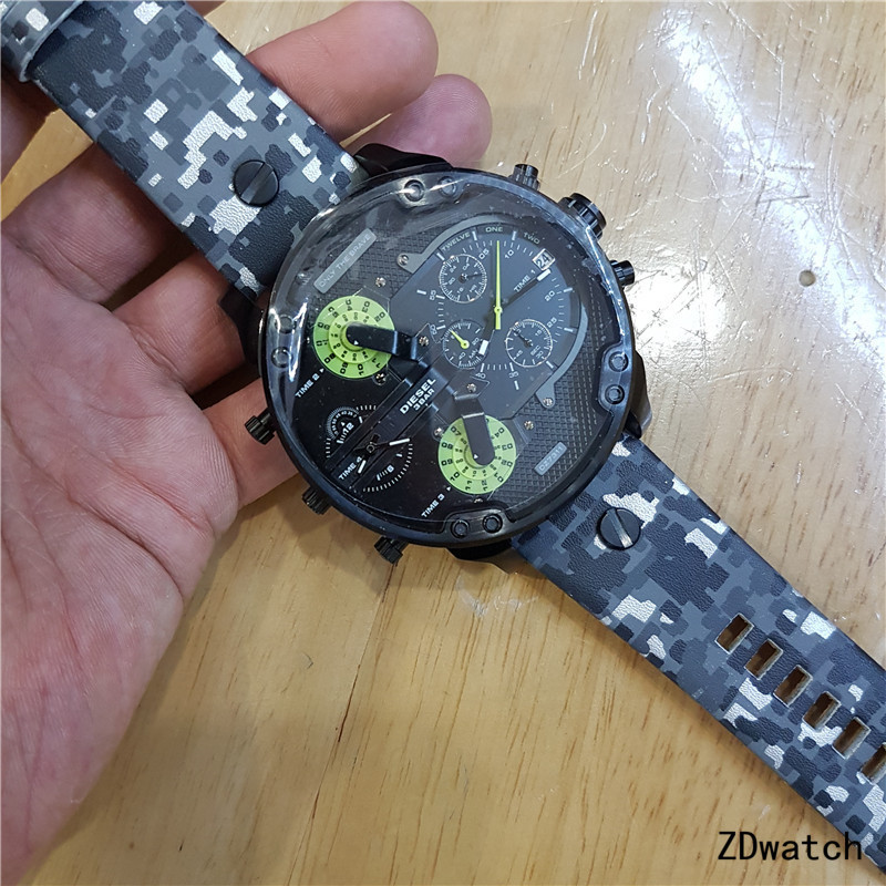 Men's Quartz Watch Chronograph 904L Stainless Steel Model number  DZ-7311- DZ 9