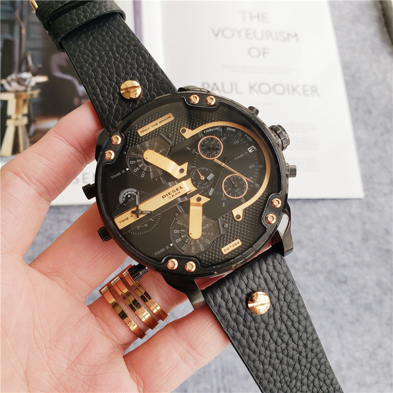 Men's Quartz Watch Chronograph 904L Stainless Steel  57mm - DZ 36