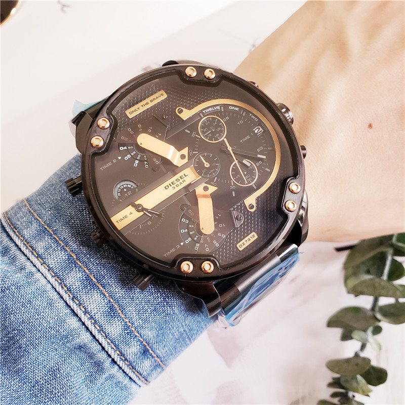 Men's Quartz Watch Chronograph 904L Stainless Steel  57 mm - DZ 12