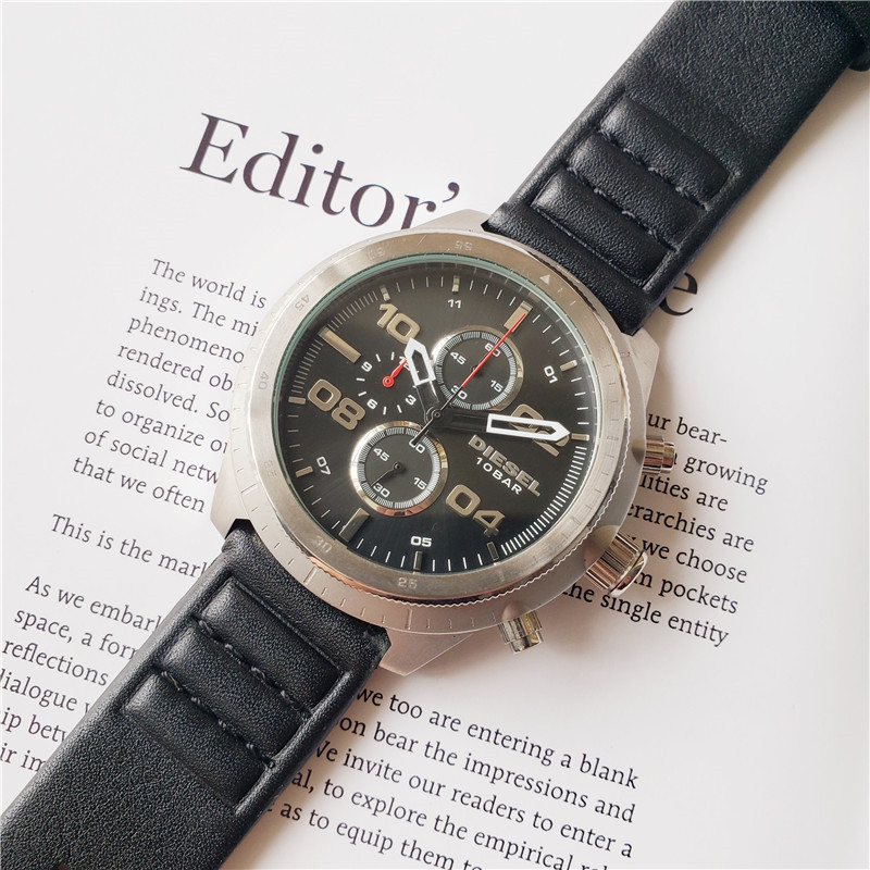 Men's Quartz Watch Chronograph 904L Stainless Steel 44  mm- DZ  29