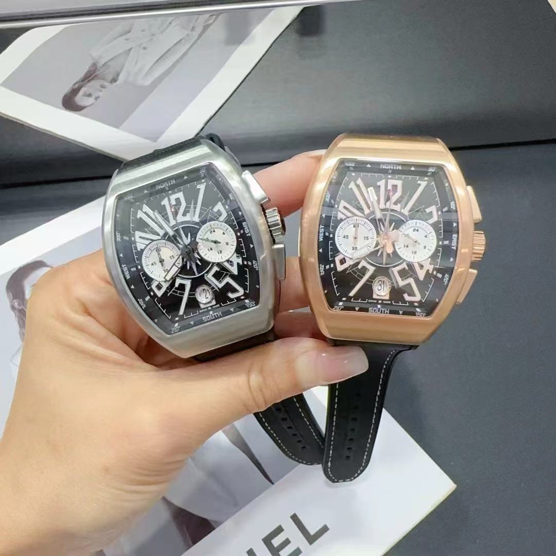 Men's Quartz Watch Chronograph 904L Stainless Steel  54x42x15 mm - FM 40
