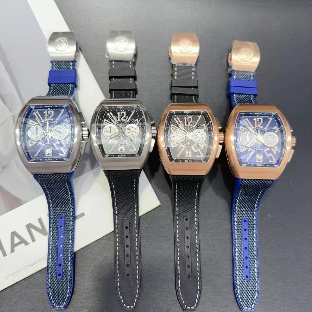 Men's Quartz Watch Chronograph 904L Stainless Steel  54x42x15 mm - FM 40