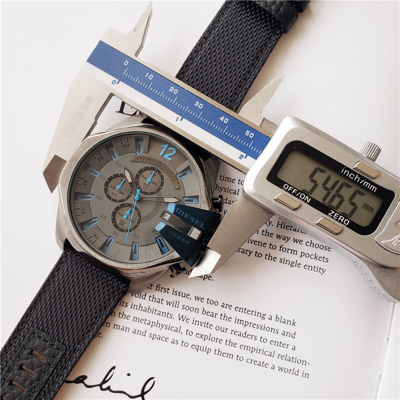 Men's Quartz Watch Chronograph 904L Stainless Steel 54  mm- DZ  32