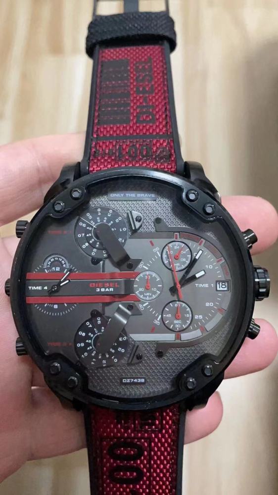 Men's Quartz Watch Chronograph 904L Stainless Steel Model number - DZ 34