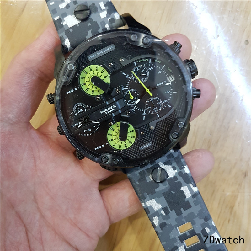 Men's Quartz Watch Chronograph 904L Stainless Steel Model number  DZ-7311- DZ 9
