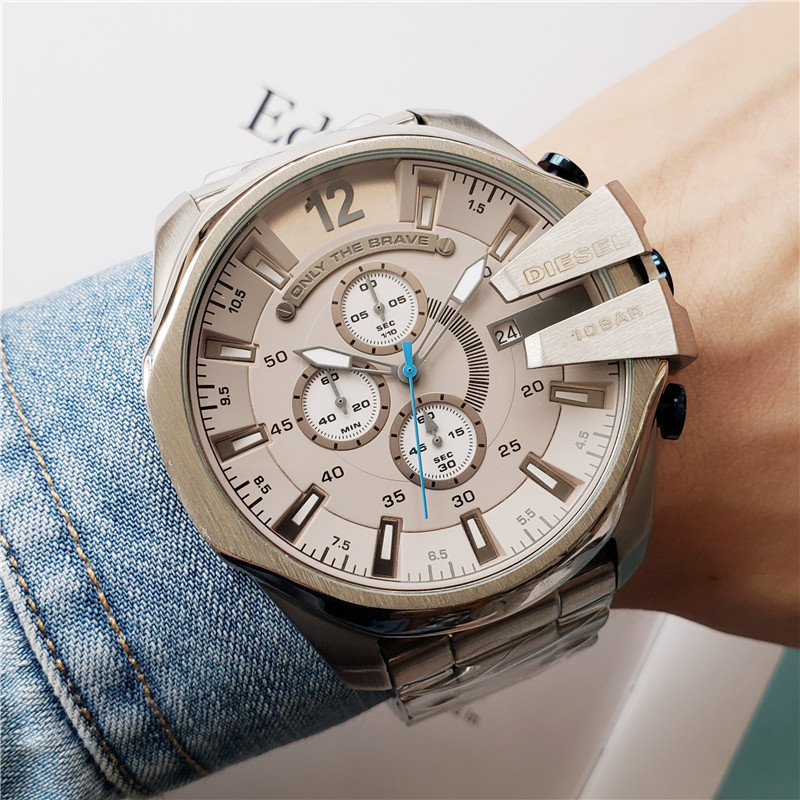 Men's Quartz Watch Chronograph 904L Stainless Steel Model number - DZ 35