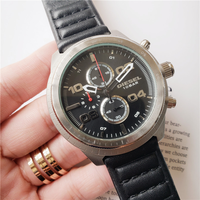 Men's Quartz Watch Chronograph 904L Stainless Steel 44  mm- DZ  29