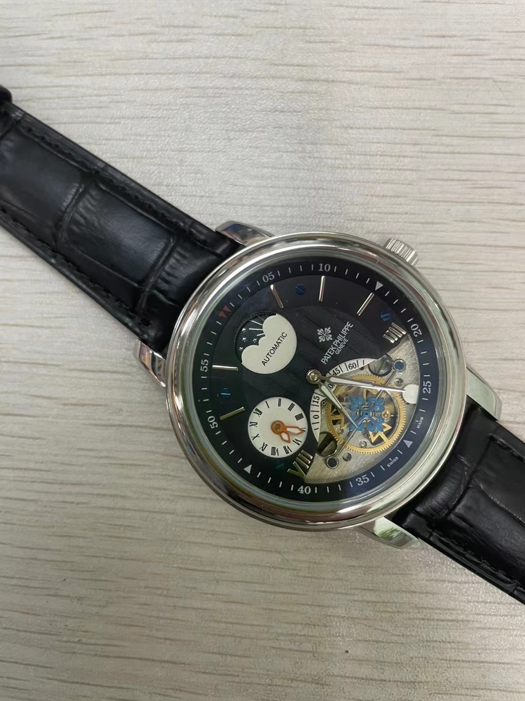Men's Automatic Mechanical Watch 904L Stainless Steel 46 mm- PH  85