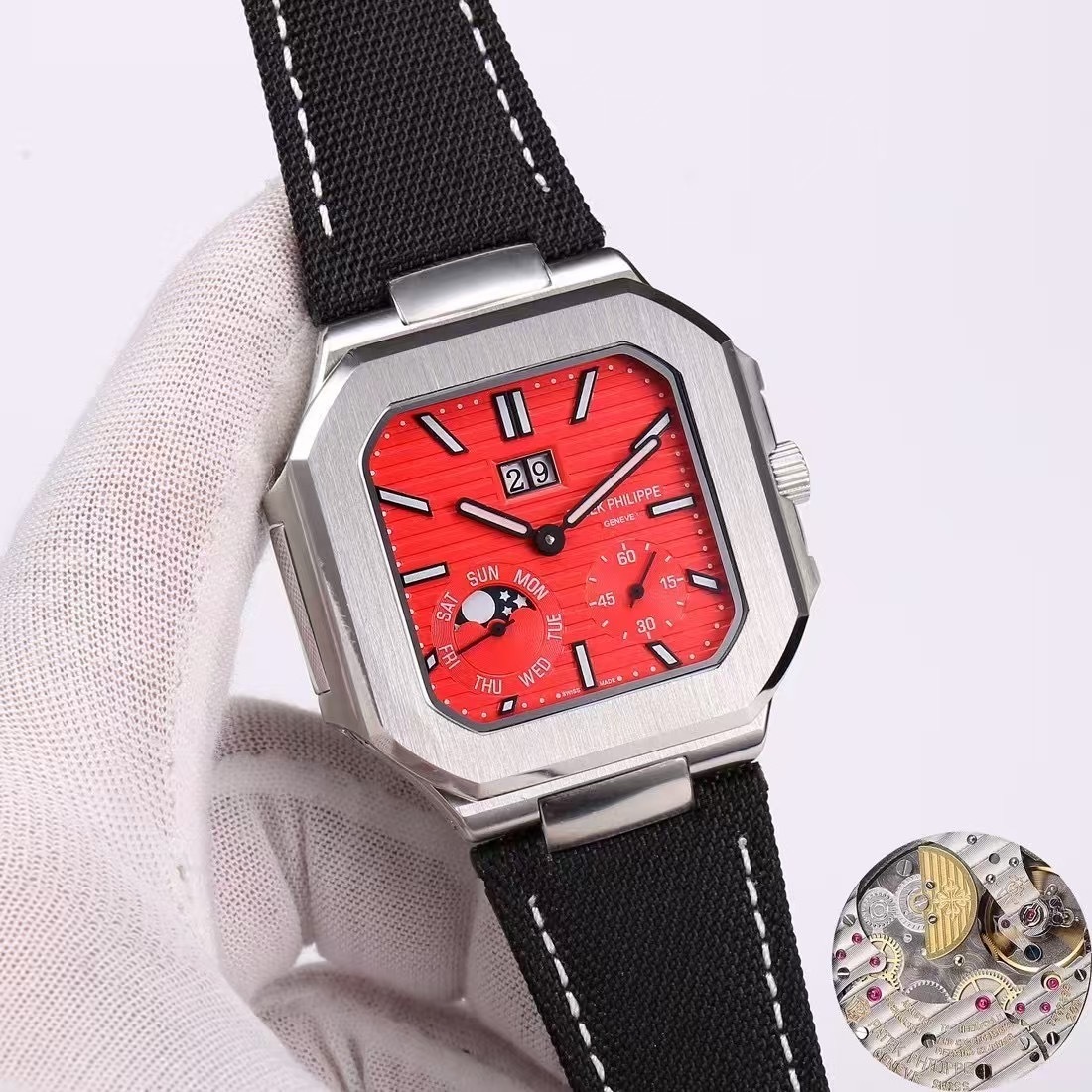 Men's Automatic Mechanical Watch 904L Stainless Steel 43 mm- PH  75