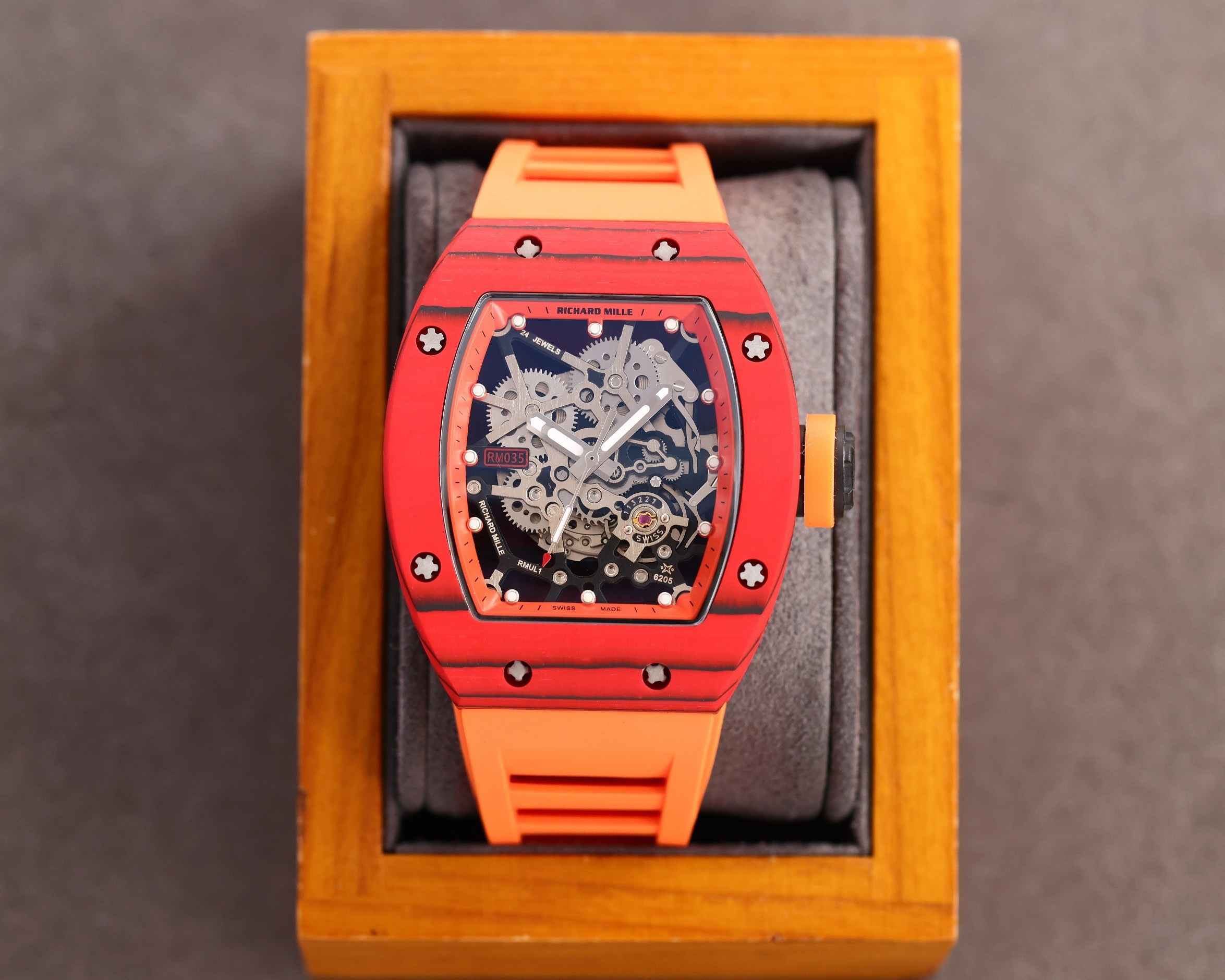 Men's Automatic Mechanical Watch 904L Stainless Steel 50x40  mm- RM  34