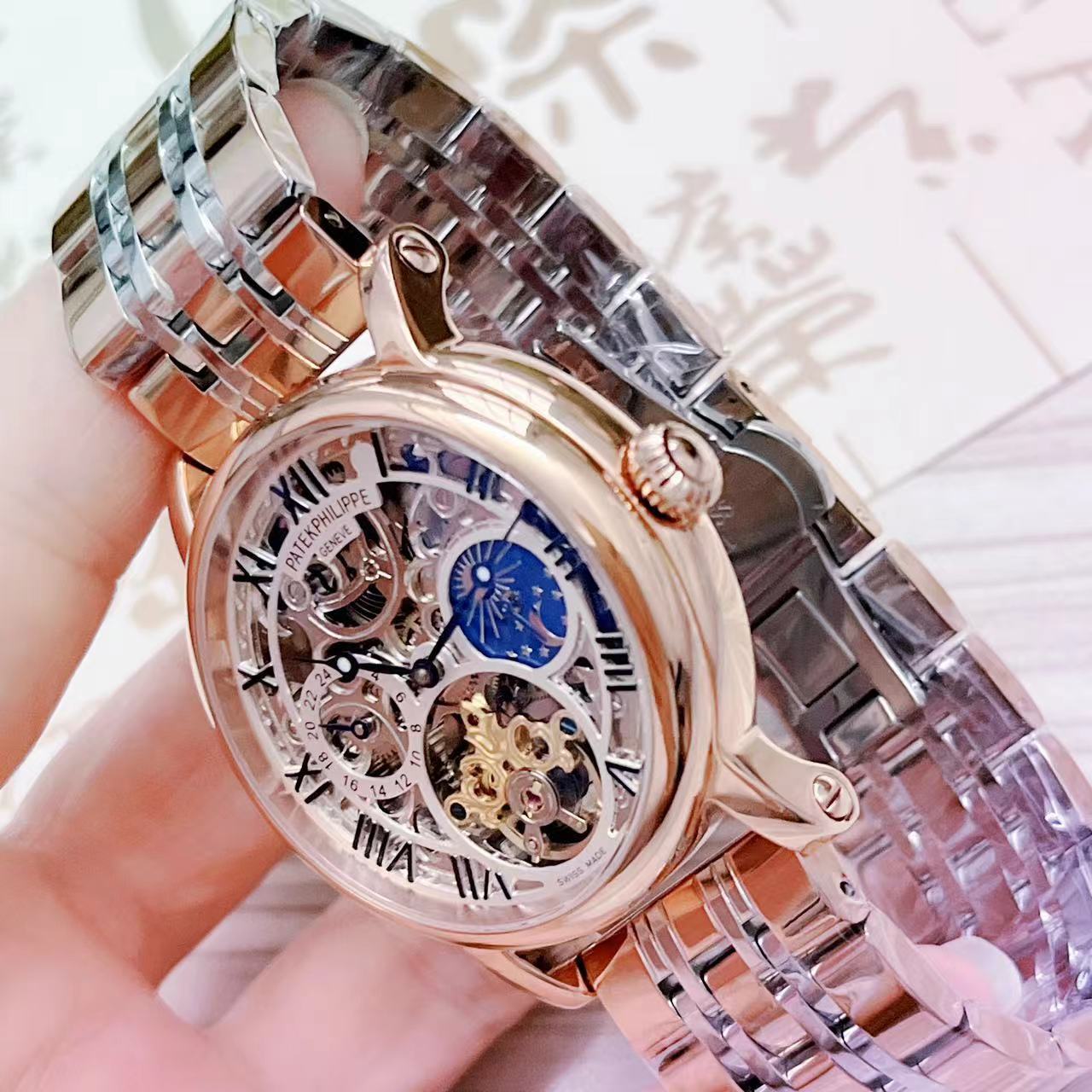 Men's Automatic Mechanical Watch 904L Stainless Steel 43 mm- PH  68