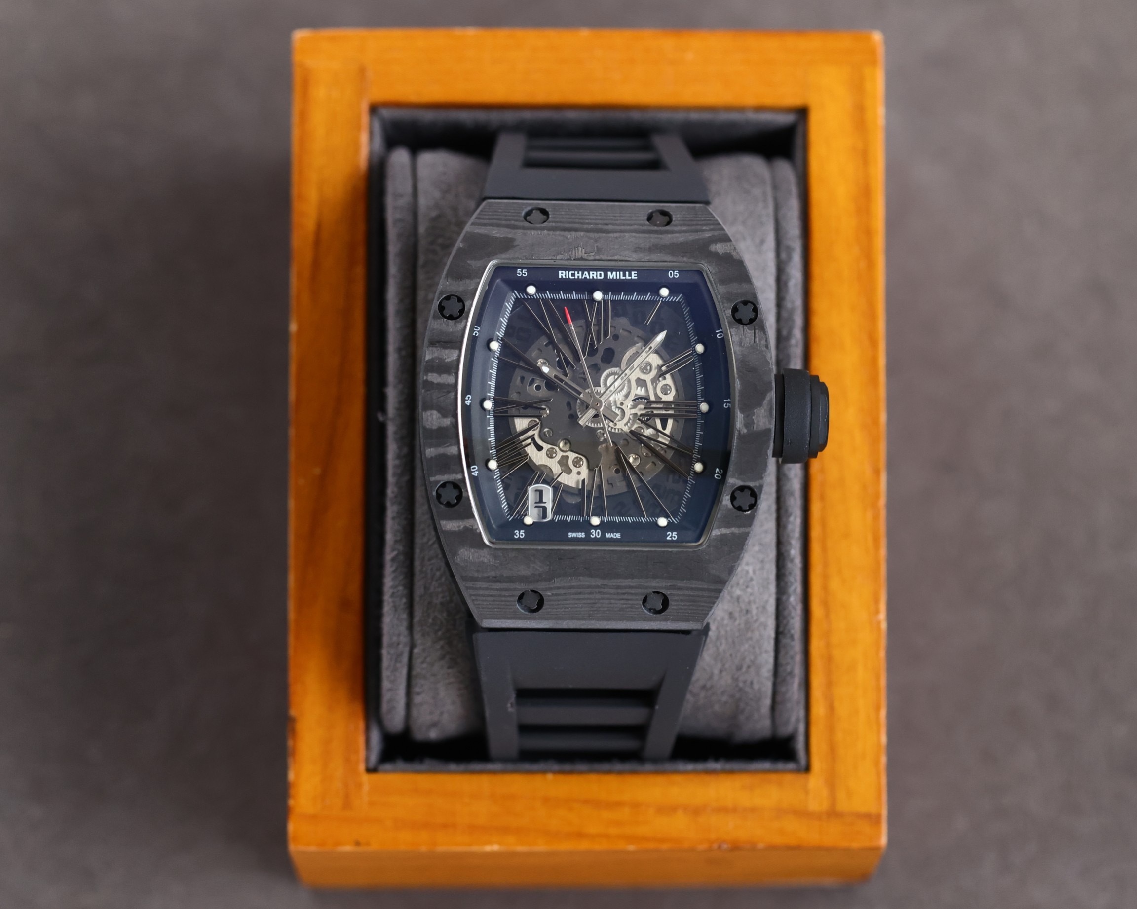 Men's Automatic Mechanical Watch 904L Stainless Steel 44  mm- RM  44