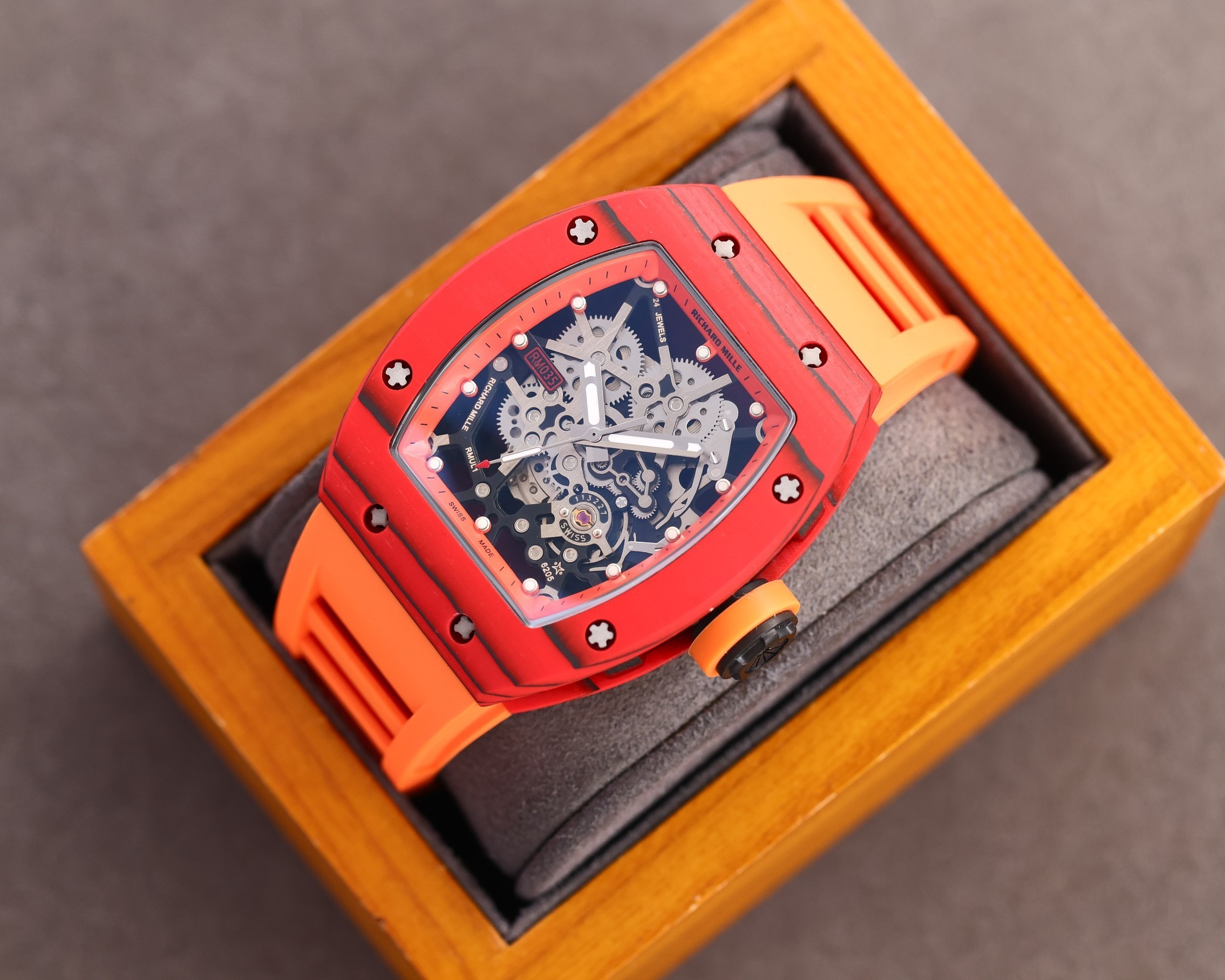 Men's Automatic Mechanical Watch 904L Stainless Steel 50x40  mm- RM  34