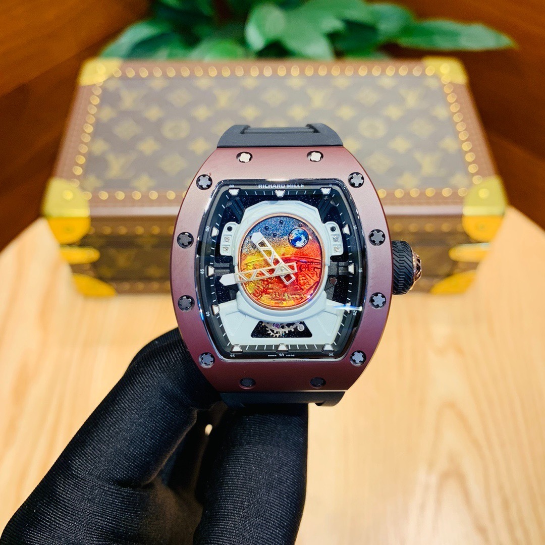 Men's Automatic Mechanical Watch 904L Stainless Steel 50x40  mm- RM  62