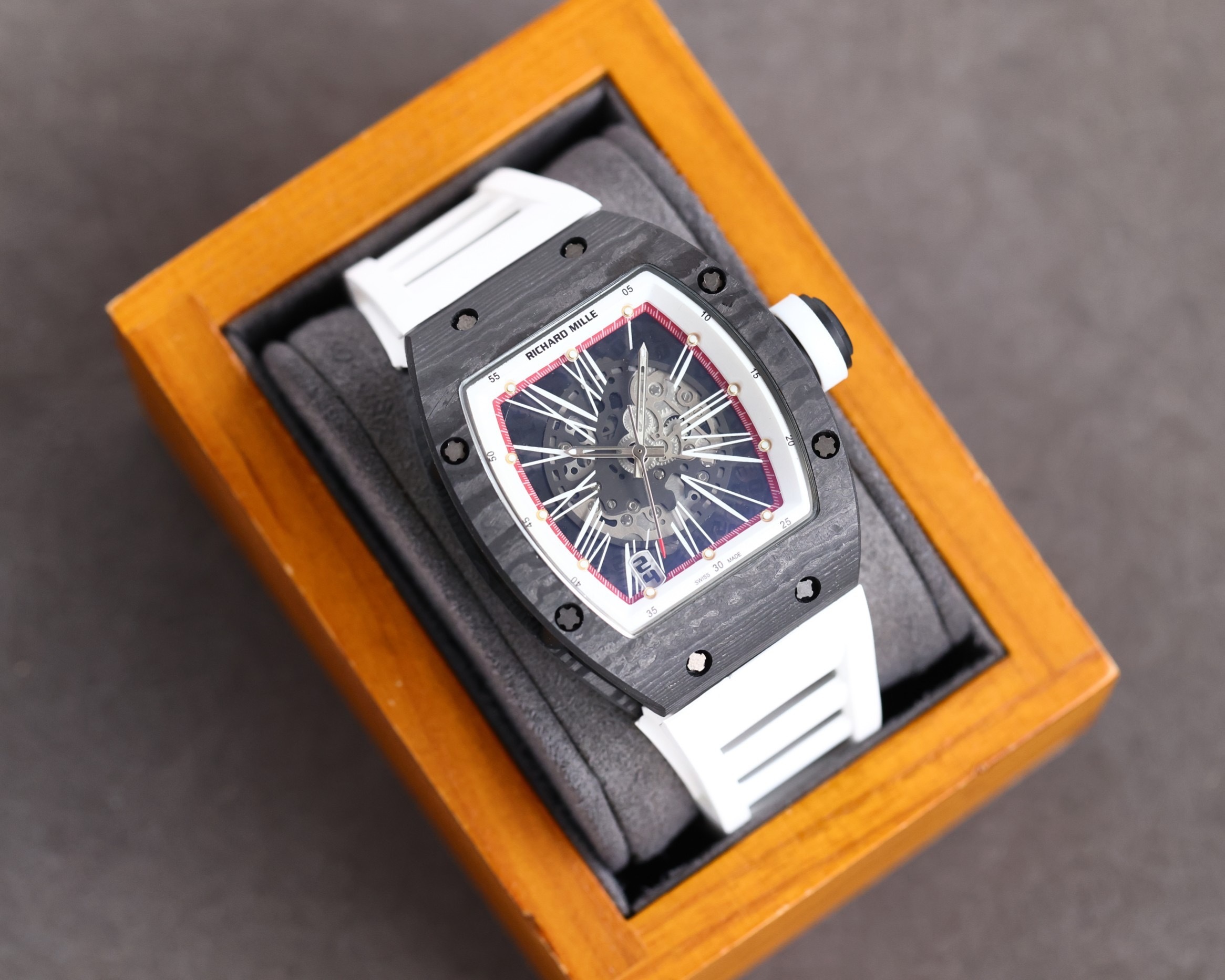 Men's Automatic Mechanical Watch 904L Stainless Steel 44  mm- RM  44