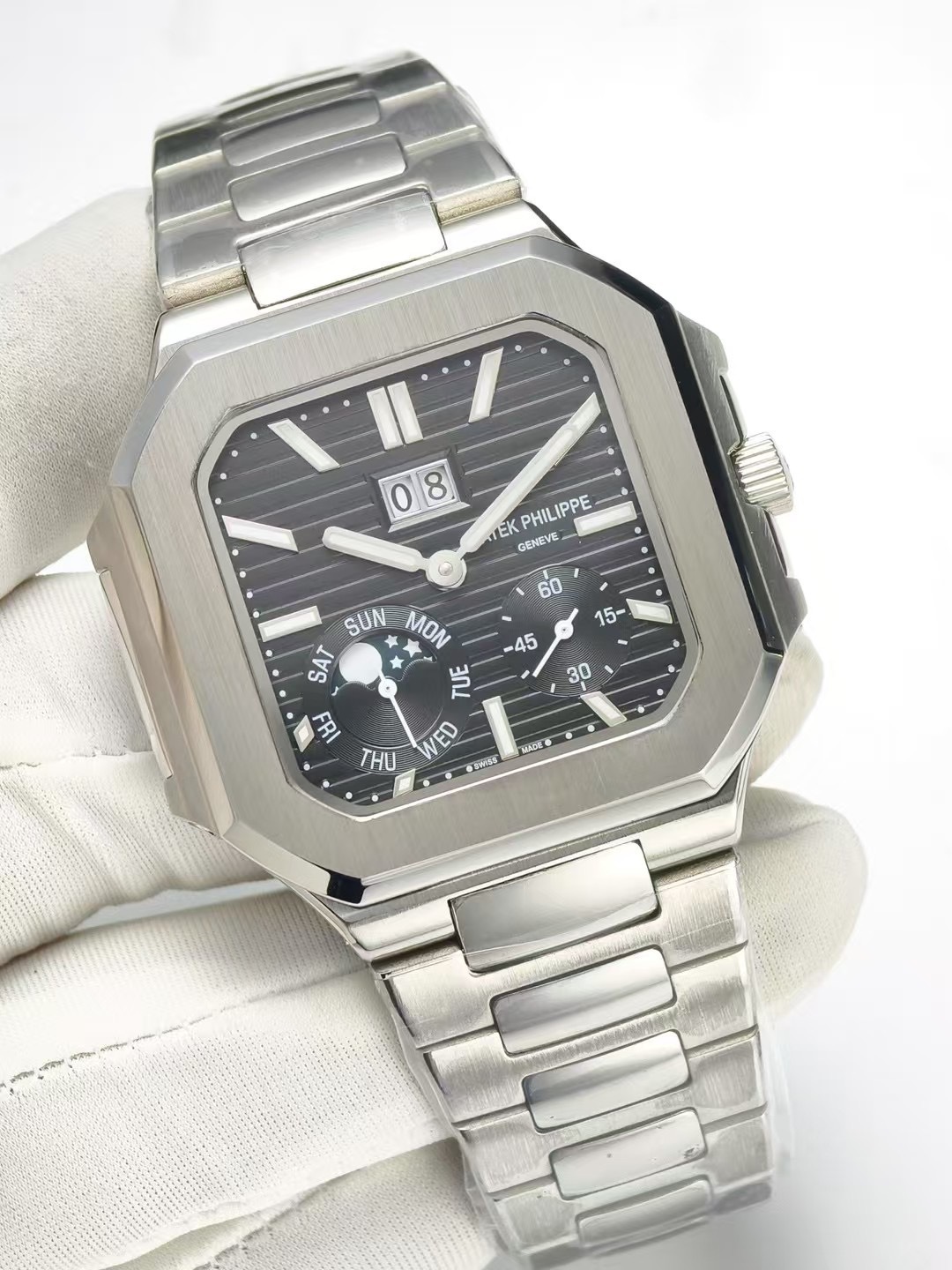 Men's Automatic Mechanical Watch 904L Stainless Steel 43 mm- PH  75