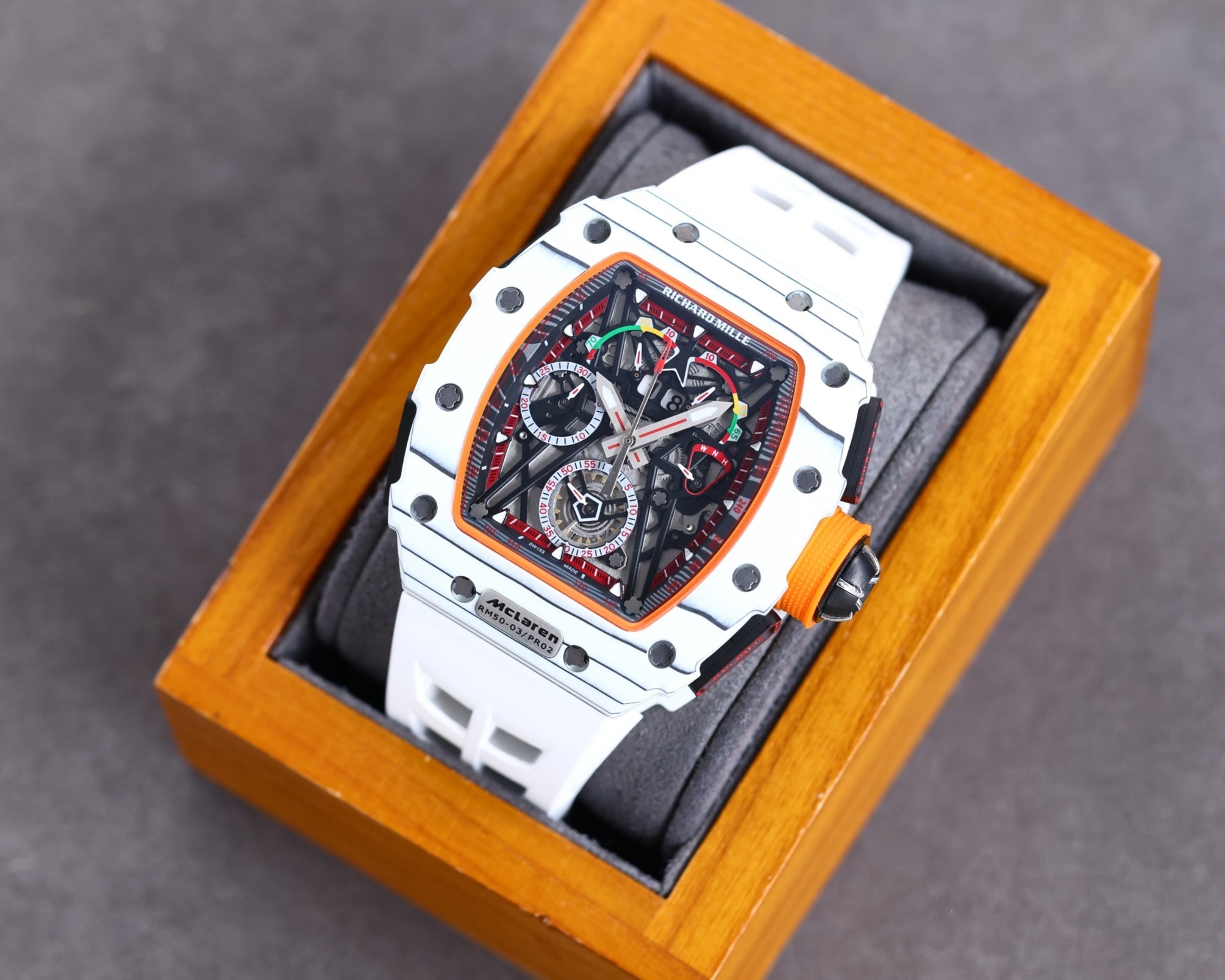 Men's Automatic Mechanical Watch 904L Stainless Steel 50x40  mm- RM  49