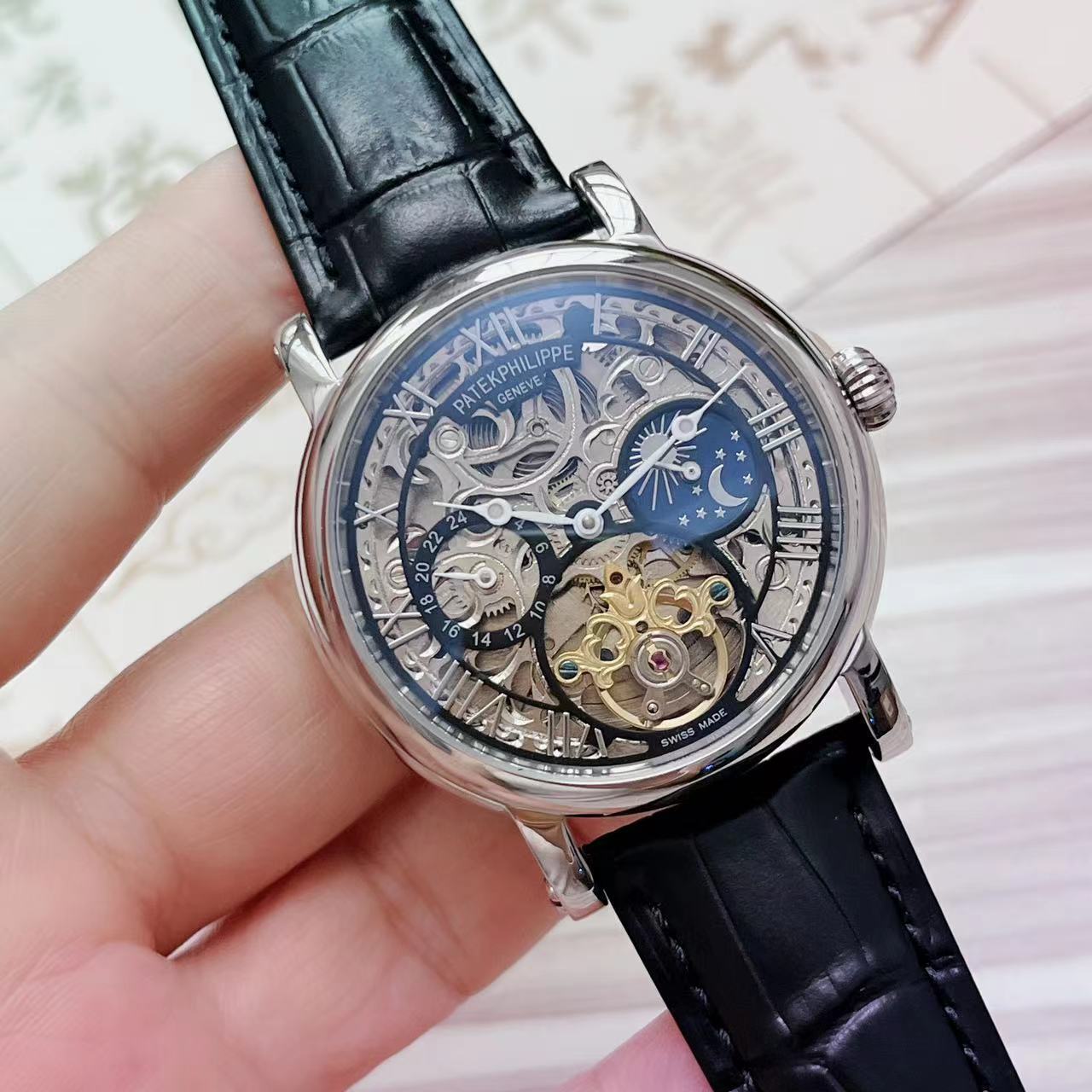 Men's Automatic Mechanical Watch 904L Stainless Steel 43 mm- PH  68
