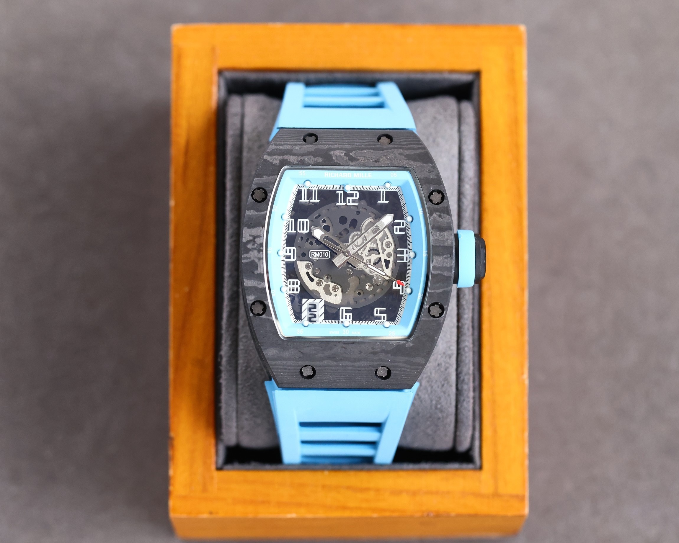 Men's Automatic Mechanical Watch 904L Stainless Steel 44  mm- RM  44
