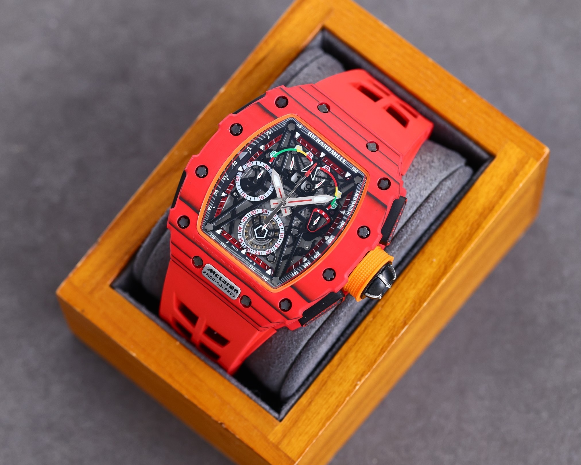 Men's Automatic Mechanical Watch 904L Stainless Steel 50x40  mm- RM  49