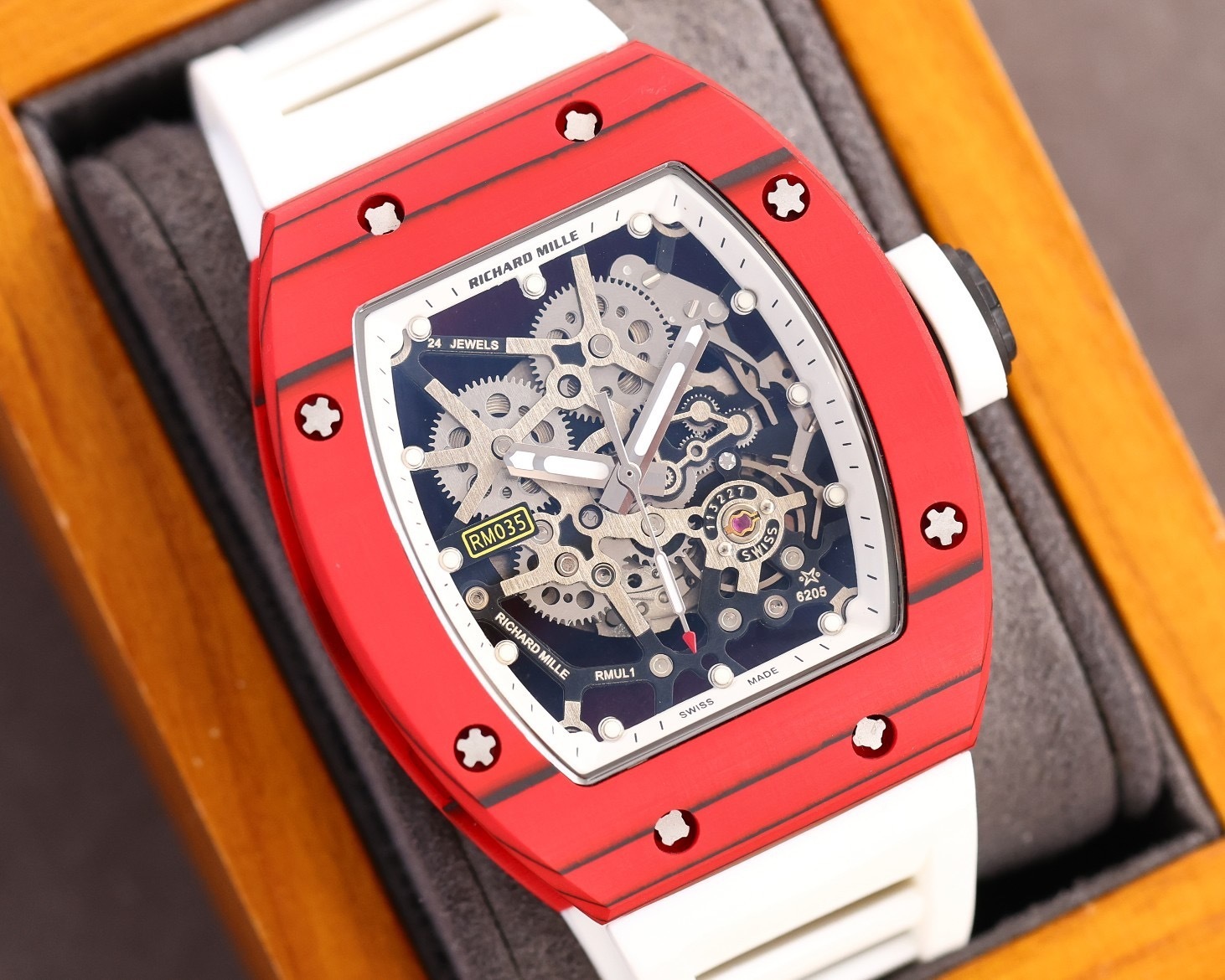 Men's Automatic Mechanical Watch 904L Stainless Steel 50x40  mm- RM  34