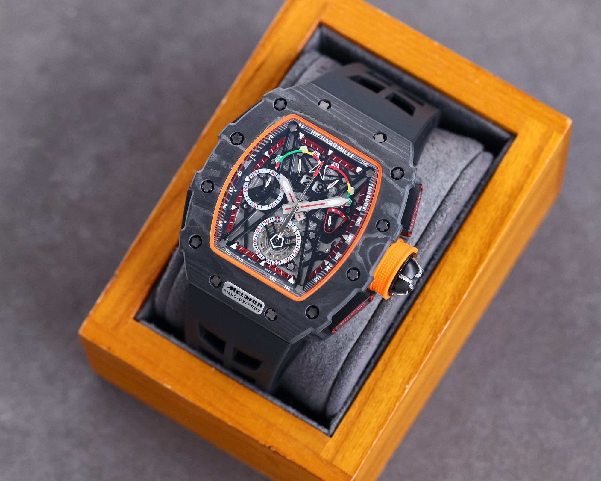 Men's Automatic Mechanical Watch 904L Stainless Steel 50x40  mm- RM  49