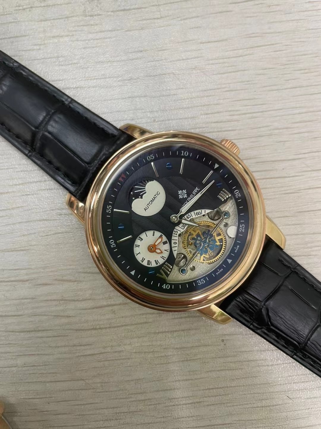 Men's Automatic Mechanical Watch 904L Stainless Steel 46 mm- PH  85