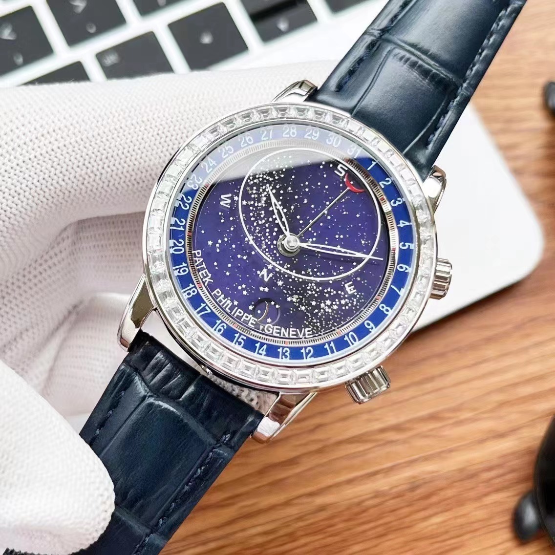Men's Automatic Mechanical Watch 904L Stainless Steel 43  mm- PH 35