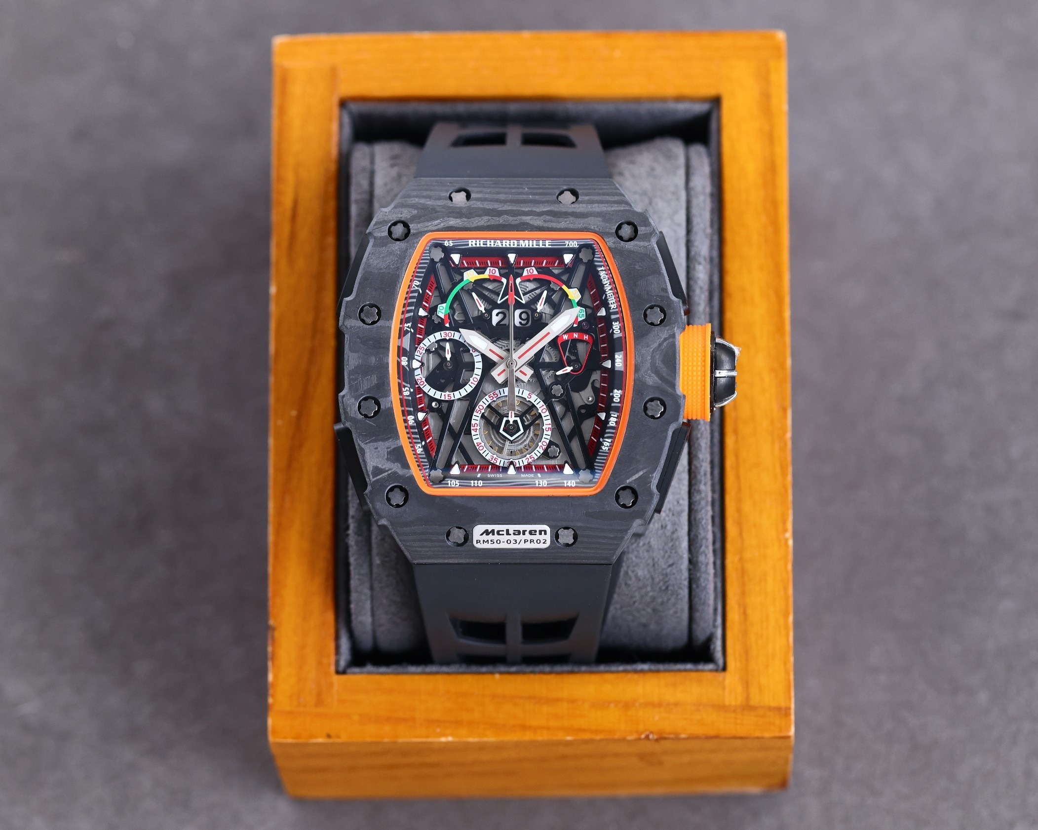 Men's Automatic Mechanical Watch 904L Stainless Steel 50x40  mm- RM  49