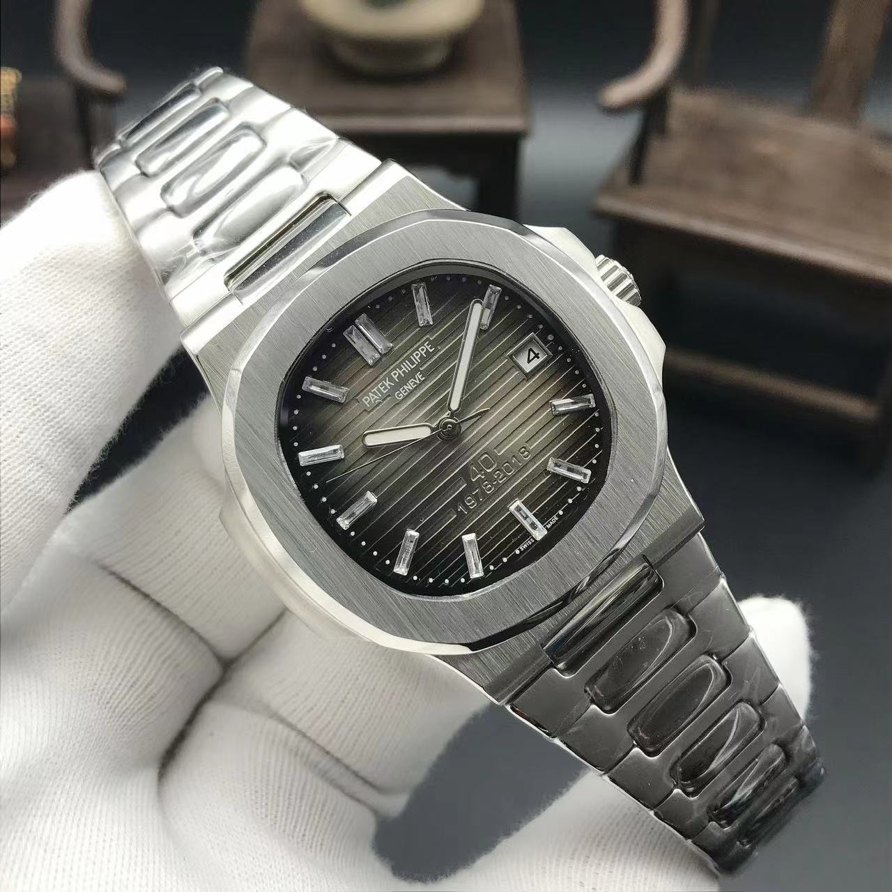 Men's Automatic Mechanical Watch 904L Stainless Steel 38 mm- PH  5