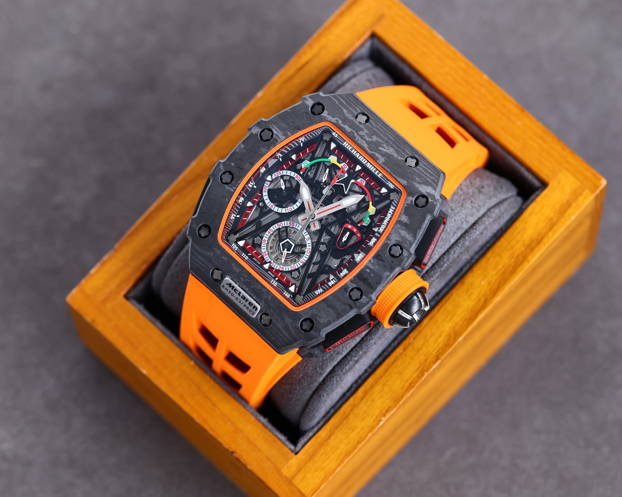 Men's Automatic Mechanical Watch 904L Stainless Steel 50x40  mm- RM  49