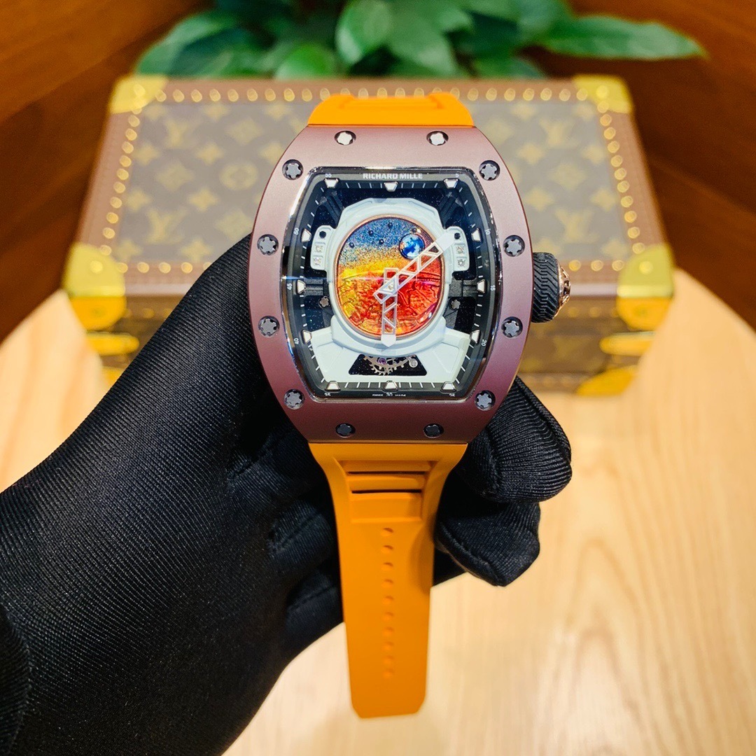 Men's Automatic Mechanical Watch 904L Stainless Steel 50x40  mm- RM  62