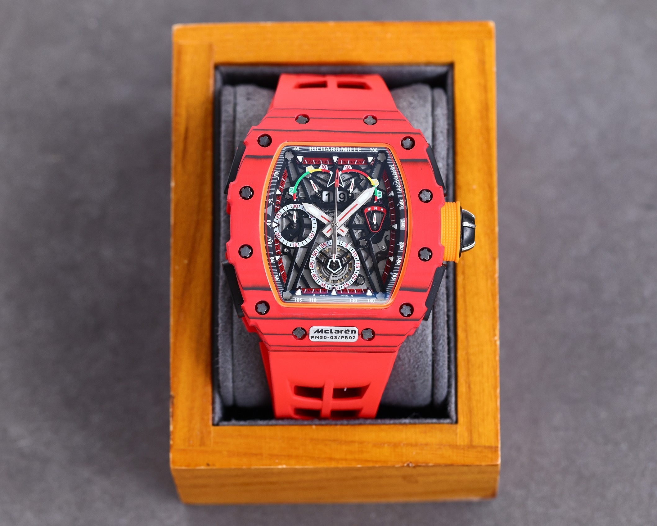 Men's Automatic Mechanical Watch 904L Stainless Steel 50x40  mm- RM  49